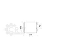 Échangeur De Chaleur Intérieur Pour Fiat Ducato Pritsche/Fahrgestell 140
