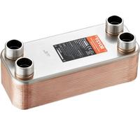 Échangeur de chaleur VEVOR, avec 80 plaques pour un chauffage efficace, construction en acier inoxydable durable, format 5x12 pouces, lot de 30 pièces