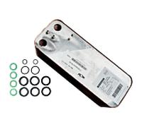 Wolf Wärmetauscher 2982170 avec Dichtungen , pour FWS-2-80