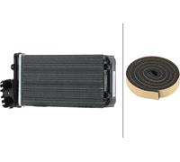 Échangeur thermique pour chauffage intérieur 245 x 140 mm HELLA pour entre autres PEUGEOT 206