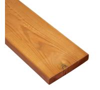 Échantillon de terrasse en PIN BRUN Lisse - Largeur 14,5 cm