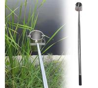 Échantillonneur d’Eau Télescopique, Préleveur d’Eau | Kit de Prélèvement d’Eau Télescopique, Perche Réglable, Récipient 1000ml, pour Rivières, Lacs et Étangs(Steel,1-2.5m)