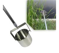 Échantillonneur de qualité de l'eau environnementale - Seau d'échantillonnage de 1000 ml avec poteau rétractable pour tests d'eau, recherche aquatique, surveillance environnementale et solutions