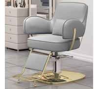 Écharpe moderne grise Sa Chawith à base ronde pour coiffeur professionnel Idéal pour Sas et Spas Tab&Design
