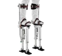 Échasses de chantier VEVOR pour cloisons sèches, 409-613 mm, charge maximale de 103 kg, avec doubles ressorts, semelles antidérapantes et sangle de serrage, échasses réglables en aluminium pour la pos
