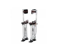 Échasses pour Cloison Sèche Réglables 45,7-76,2 cm Échasses Plaquiste Alliage d'Aluminium Charge 103 kg Pieds 27-29 cm Genouillère