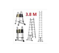 Echelle 3,8m télescopique et pliable HobbyTech Aluminium