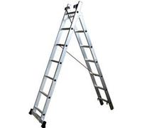 Echelle Aluminium semi-pro transformable 2 x 7 Haut travail 4,34 m TR2 Escalux G