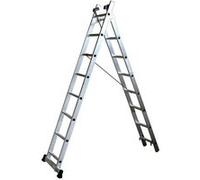 Echelle Aluminium semi-professionnelle transformable 2 x 8 Haut travail 4,62 m TR2 Escalu G