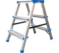 Échelle, Aluminium Tabouret Pliant 67Cm 2 Marches + Plateforme
