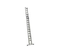 Echelle coulissante 2 plans à corde 2 x 14 barreaux 6m60 usage professionnel régulier PRC2