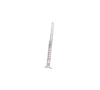 Echelle coulissante à corde professionnelle HAILO Trio - 3x12 échelons - 8m40 - en alu