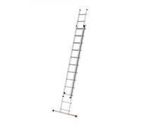 Echelle coulissante à main 2 plans 2x12 échelons 6m/6,75m en aluminium Hailo ProfiStep Duo