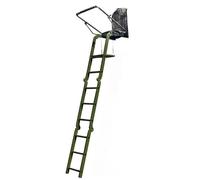 Échelle d'affût aluminium LivingActive - pliable et mobile