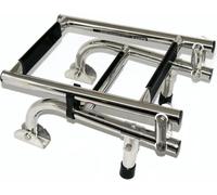 Echelle de bain inox pliable montage arrière Echelle bateau 3 à 5 marches au choix : 2+3