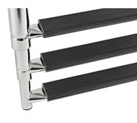 Echelle de bain télescopique standard AISI316 5nombre de marches noir , 1 pièce