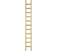 Echelle de couvreur - OUTIFRANCE - 4 m - Montants larges - Assemblage renforcé - Bois pro