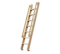 Échelle de grenier rétractable en bois, escalier mural peu encombrant pour grenier, échelle de rangement facile d'accès pour chambre à coucher
