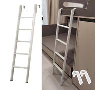 Échelle de lit superposé en métal Peu encombrante avec Crochet, échelle pour lit Double de Camping-Car/échelle Courte Uniquement, échelle latérale Double pour Grenier/dortoir de Caravane (16