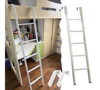 Échelle de lit superposé réglable pour lit Simple - Échelles de lit superposé pour VR avec Marche Large et Crochet, escalier Court sur Pied pour Grenier ou dortoir (150 cm/59 po)