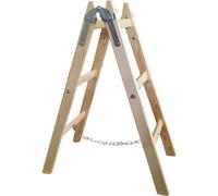 Echelle de peintre en bois Echelle double Escabeau Echelle en bois 3nombre de barreaux 2x3 9671