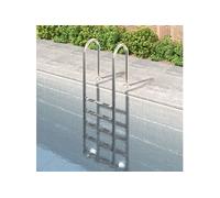 vidaXL Échelle de piscine 54x38x211 cm Acier inoxydable 304