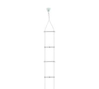 Echelle de secours Echelle de sauvetage 10 m Echelle d'incendie argent max 200 kg argent