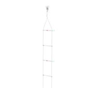 Echelle de secours Echelle de sauvetage 15 m Echelle d'incendie argent max 200 kg argent