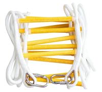 Échelle de secours - Échelle en corde - 2 étages - 5 m - Mousquetons inclus - Charge max. 900 kg
