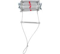 Échelle de secours - Échelle incendie/de sauvetage - Longueur 10 m - Acier et alliage d'aluminium - Évacuation/sauvetage - Charge admissible env. 200 kg