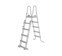 BESTWAY Echelle de sécurité 2 x 4 marches avec plateforme pour piscine hauteur 132 cm 5833