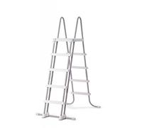 Echelle de sécurité 2x4 marches avec plateforme pour piscine hors sol 1.30m/1.32m