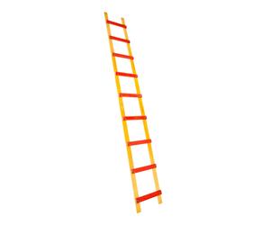 Échelle de toit bois - Écart 33 cm Longueur 3 m - DUARIB - 682109