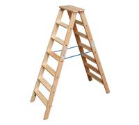 Échelle double en bois Krause Stabilo, accessible des deux côtés, 2 x 7 marches 818447