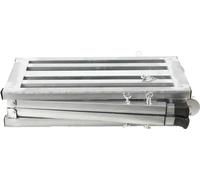 Échelle double pliable - SJD-WWHTJ-001 Échelle industrielle - Aluminium - Modèle robuste - Légère - Pour la construction et le montage