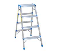 Échelle En Aluminium À Deux Côtés, 90 Cm, 3 Marches + Plateau - Dr8003