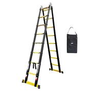 Echelle - Escabeau télescopique WOERTHER GRAFITEK ES-560DB-G-P4 2m80 à 5m60 (avec housse)