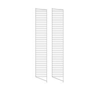 String Montant d'étagère Gris foncé 200 x 30 cm lot de 2
