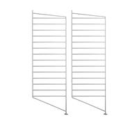 String Montant d'étagère extérieure String galvanisé. 85x30 cm. lot de 2