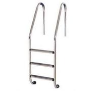 Echelle inox standard 3 marches + marches plastiques