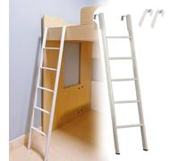 Échelle métallique Uniquement pour lit superposé Double, idéale pour Les combles, Les dortoirs et Les Camping-Cars. Échelles Courtes pour Enfants et Adultes. Escalier latéral avec Pieds Anti
