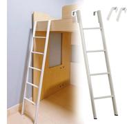 Échelle métallique Uniquement pour lit superposé Double, idéale pour Les combles, Les dortoirs et Les Camping-Cars. Échelles Courtes pour Enfants et Adultes. Escalier latéral avec Pieds Anti