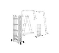 Echelle Multifonctions BM TOOLS BMT-4X4-MULTI en ALU, 4x4 marches - 4,65 m de Long. / Pliable - jusqu'à 150 kg - articulée