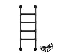 Échelle murale en métal pour loft - Accès aux lits superposés 3/4/5 marches - Montage facile, 110 cm - Durable et peu encombrant