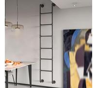 Échelle Murale Fixe, Échelle de Sortie Murale, métal Robuste, loft, Camping-Car, lit, terrasse, 100-240 cm(105cm/41in)