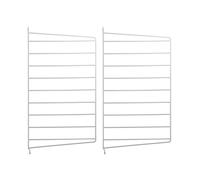 String Panneau mural 50 x 30 cm Blanc - Lot de 2