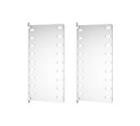 String Panneau mural en plexiglas String transparent. 50x30 cm. lot de 2