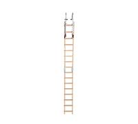 Echelle Plate de Toit en Bois pour Couvreur avec Crochet de Toit 4m Hailo Safety Roof
