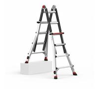 Échelle pliable 4x4 FLEX UP+ 2 pieds réglables TUBESCA COMABI - 00094156