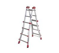 Echelle Pliable Multifonction télescopique 4x4 échelons 3,8m/4,7m Hailo ProfiStep Multi